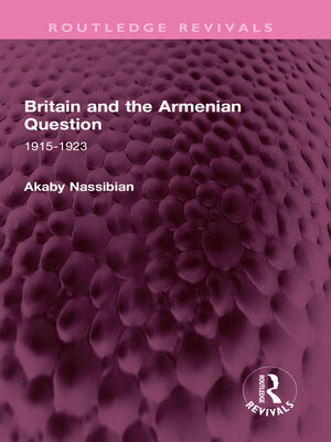 cover image of Britain and the Armenian Question